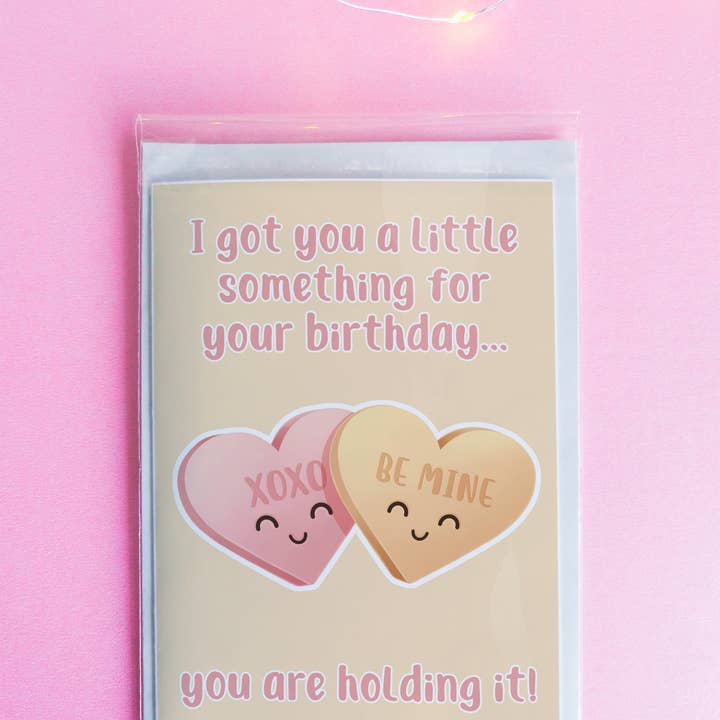 Join The Creative Side – Großhandel Geburtstagskarten – Candy Hearts, Lustige Geburtstagskarten, Grußkarte,3