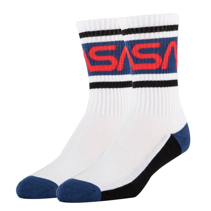 I Am NASA Strumpor | Sportstrumpor i bomull unisex för wholesale av Oooh Yeah/Sock It Up/Oooh Geez Slippers
