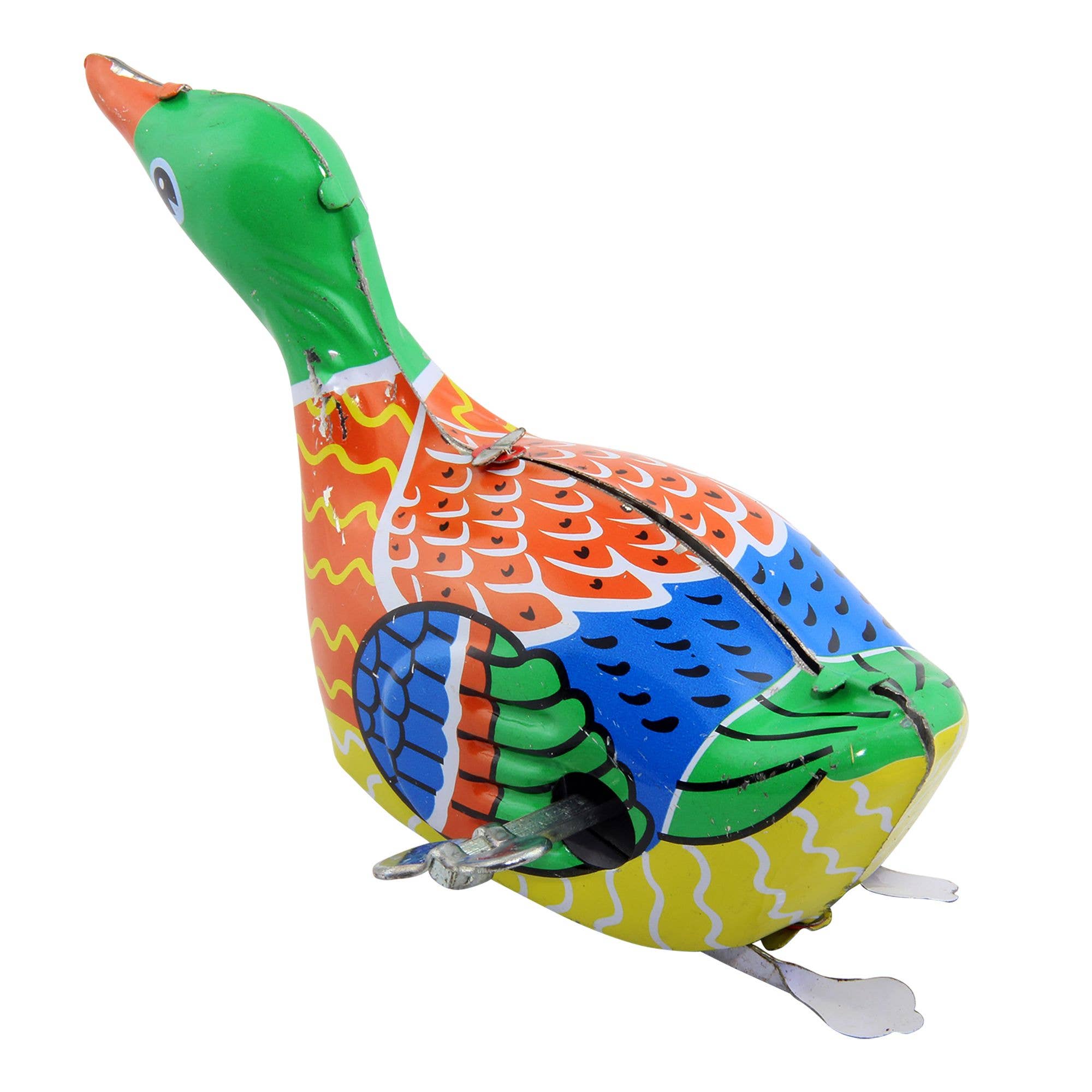 Tribal Trade GmbH - Wholesale Wind-Up Toy - Kids - Tin toy duck 1 tin duck1