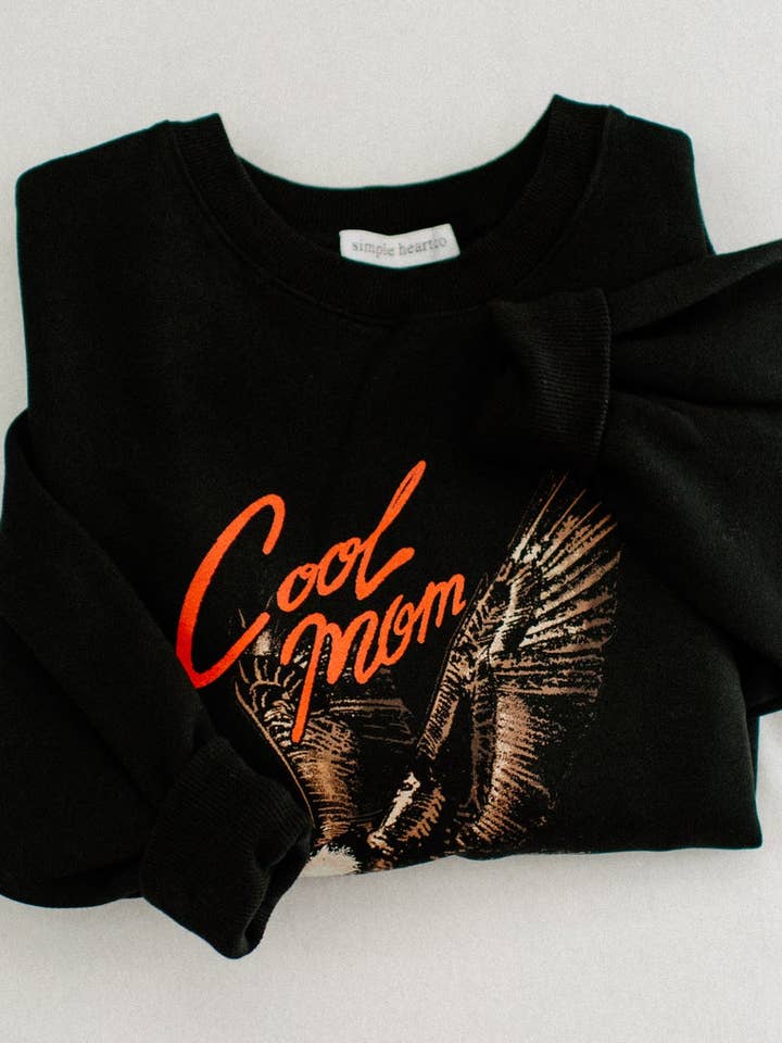 Cool Mom Generation Eagle Crewneck for wholesale by Simple Heart Co