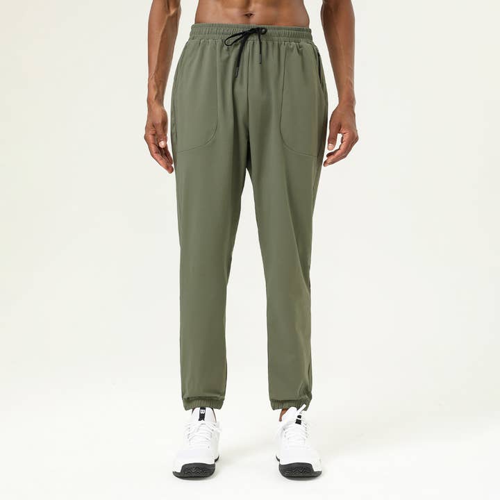 Pantaloni da ginnastica da corsa con coulisse da uomo con grandi tasche per la vendita all'ingrosso da parte di Sodalemon