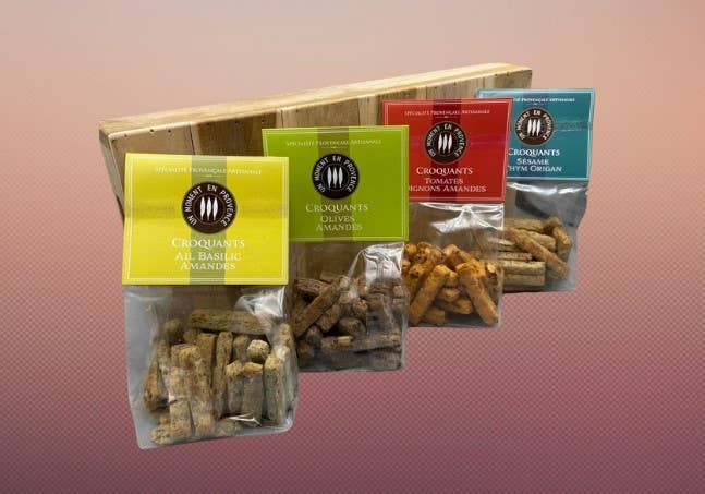 UN MOMENT EN PROVENCE - Wholesale Crackers - Crunchy Sesame Thyme Oregano in 100g 🌿✨2