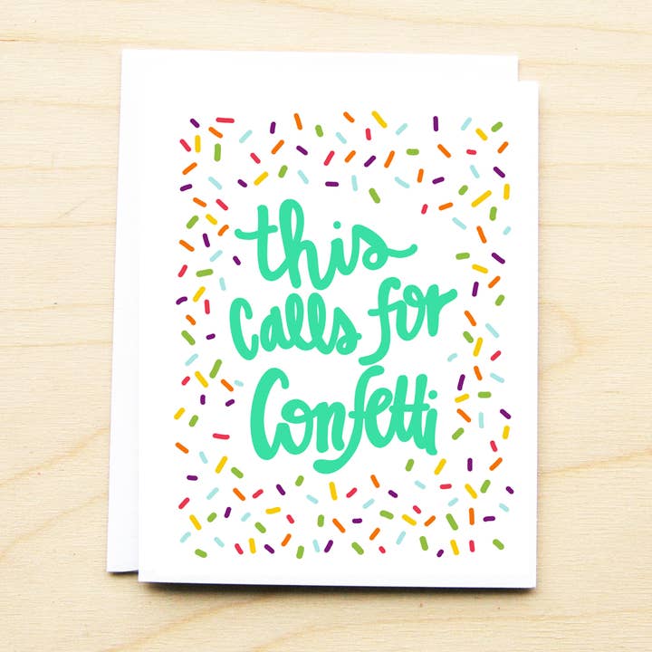 Calls for Confetti for wholesale by KTF Design Co.