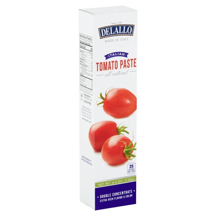Delallo - Wholesale Pasta Sauce - Tomato Paste Tube 4.6oz