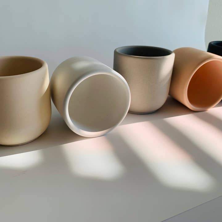 Pur Joi – wholesale Ljushållare – Betongbehållare - 10oz ljusfartyg, modern inredning2