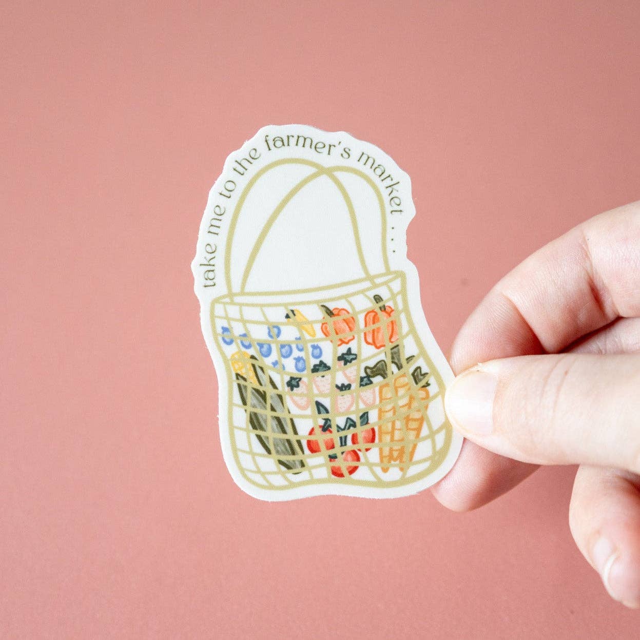 Lindy Stark Designs - Wholesale Sticker - Farmer's Market Sticker2