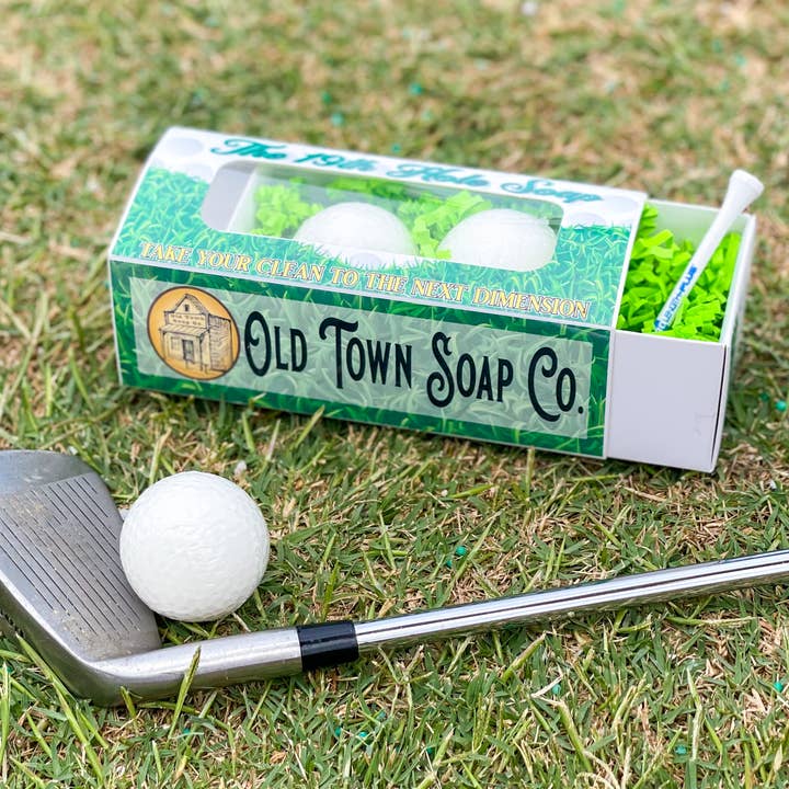 Old Town Soap Co. - Wholesale Bar Soap - Golf Ball Soap! The perfect soap for golfing fanatics!