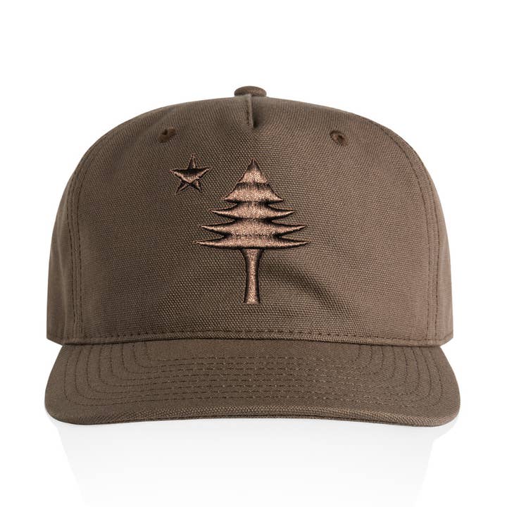 Old Maine Flag Canvas Hat for wholesale by Symmetree