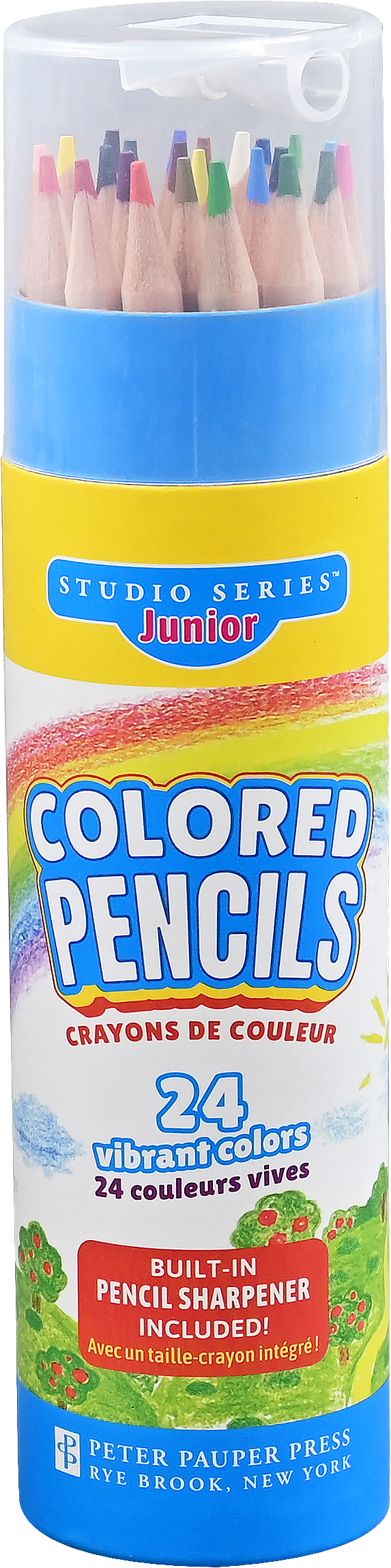 Peter Pauper Press - Wholesale Colored Pencil - Studio Series Junior Colored Pencils (Set of 24)0
