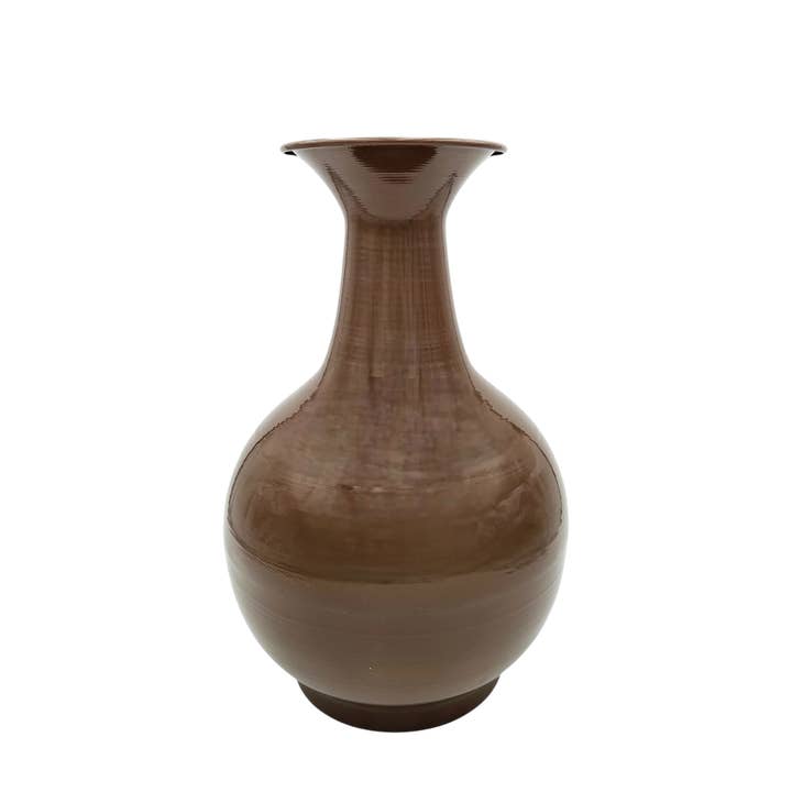 Vaso decorativo XXL Vaso per fiori Beige Marrone 38x25 Retrò per la vendita all'ingrosso da parte di SchnappFreude