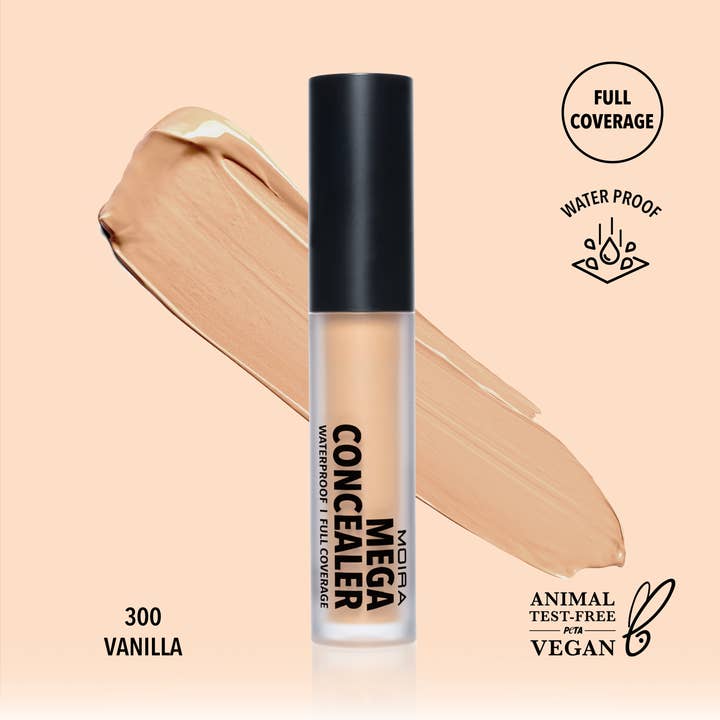 Moira Cosmetics - Wholesale Face Concealer - Mega Waterproof Concealer 300 - Brulee
