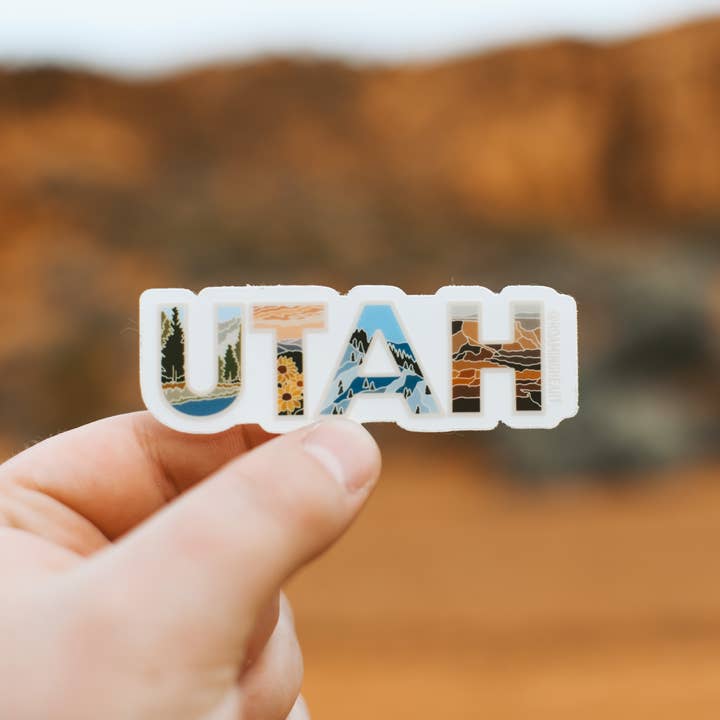 Roaming Heart - Wholesale Sticker - Utah | Clear Sticker6