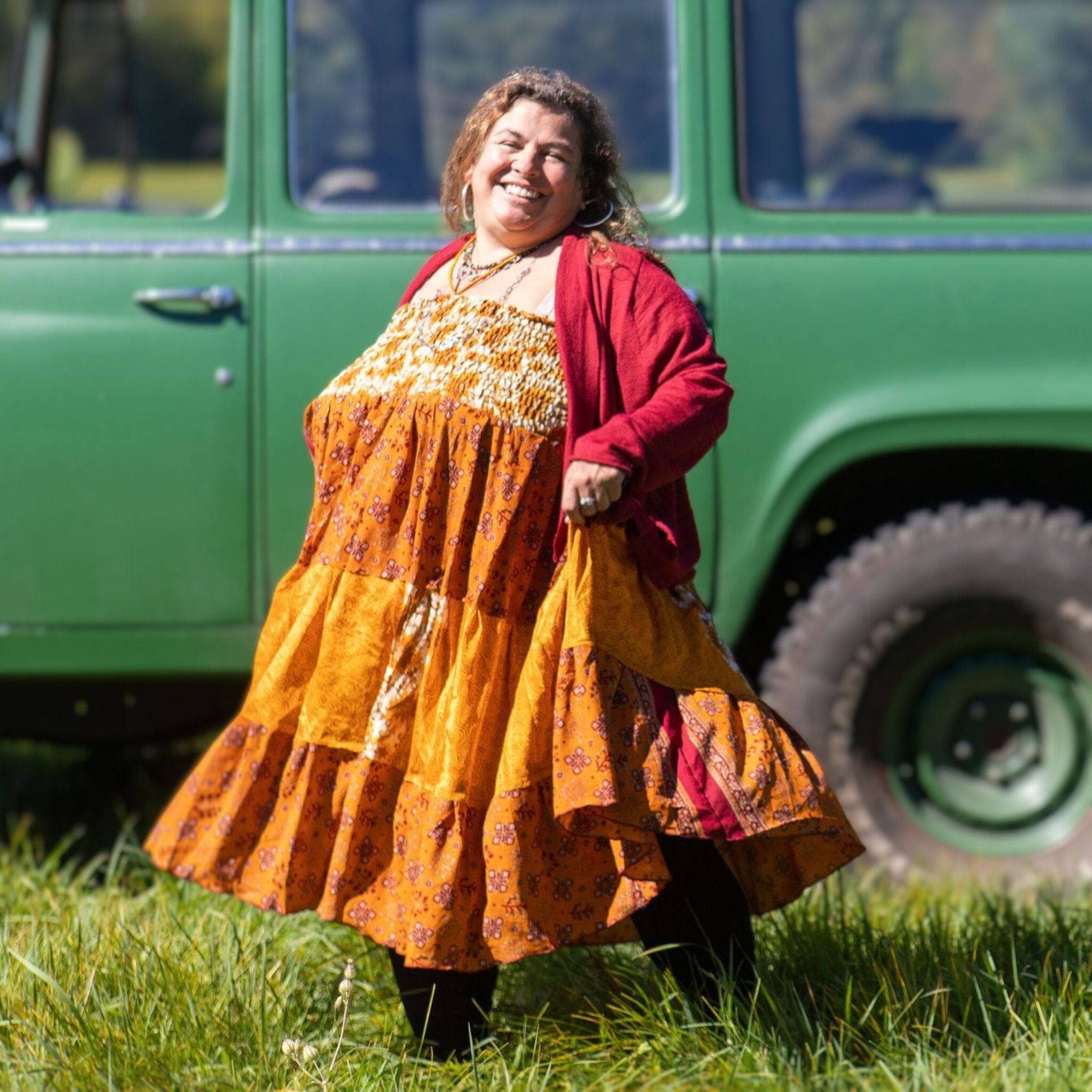 Darn Good Yarn - Wholesale Dress - Women's - Sedona Patchwork Dress5