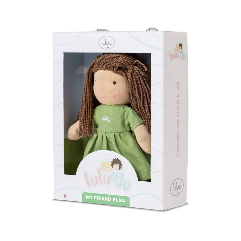 Lulujo Baby - Wholesale Doll - Kids - Waldorf-Inspired Doll – Handcrafted, 10", My Friend Elna