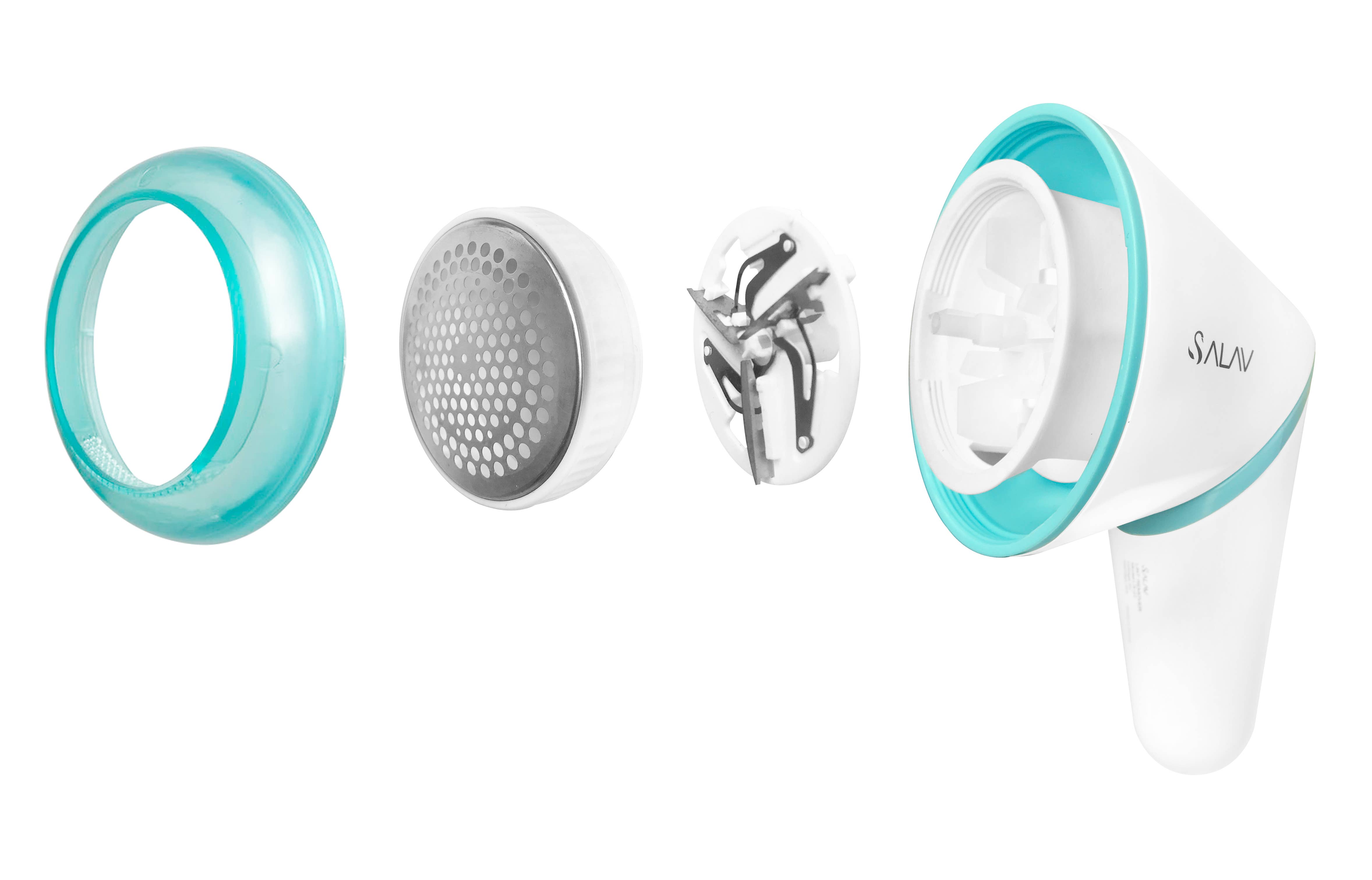 Salav-True & Tidy - Wholesale Lint Roller - Triple Blade Cordless Fabric Shaver4