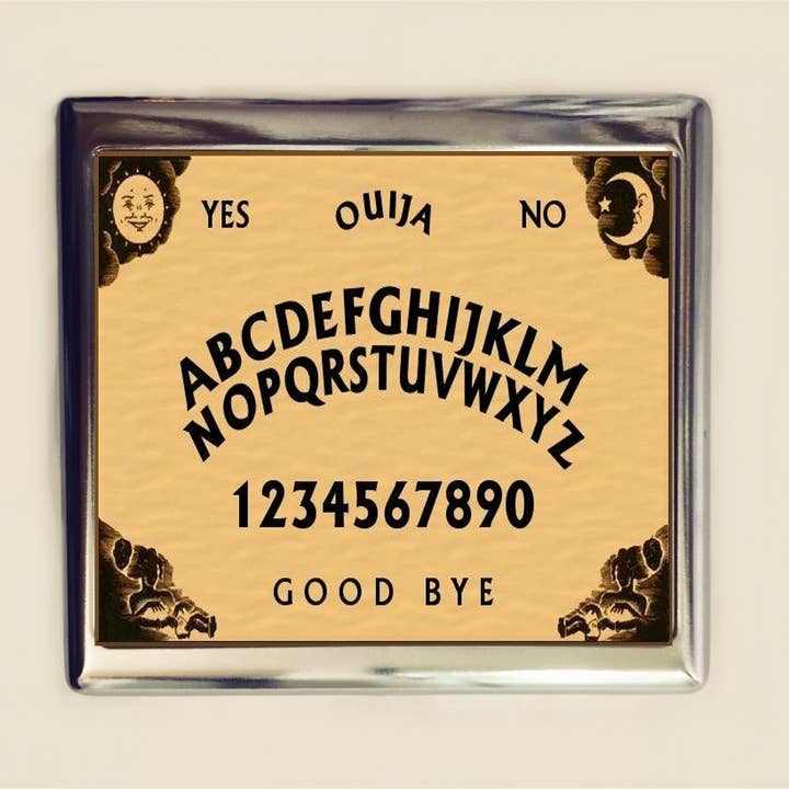 FringePop - Wholesale Cigarette Case - Ouija Board Cigarette Case Business Card ID Holder Wallet Goth Gothic Fortune Telling