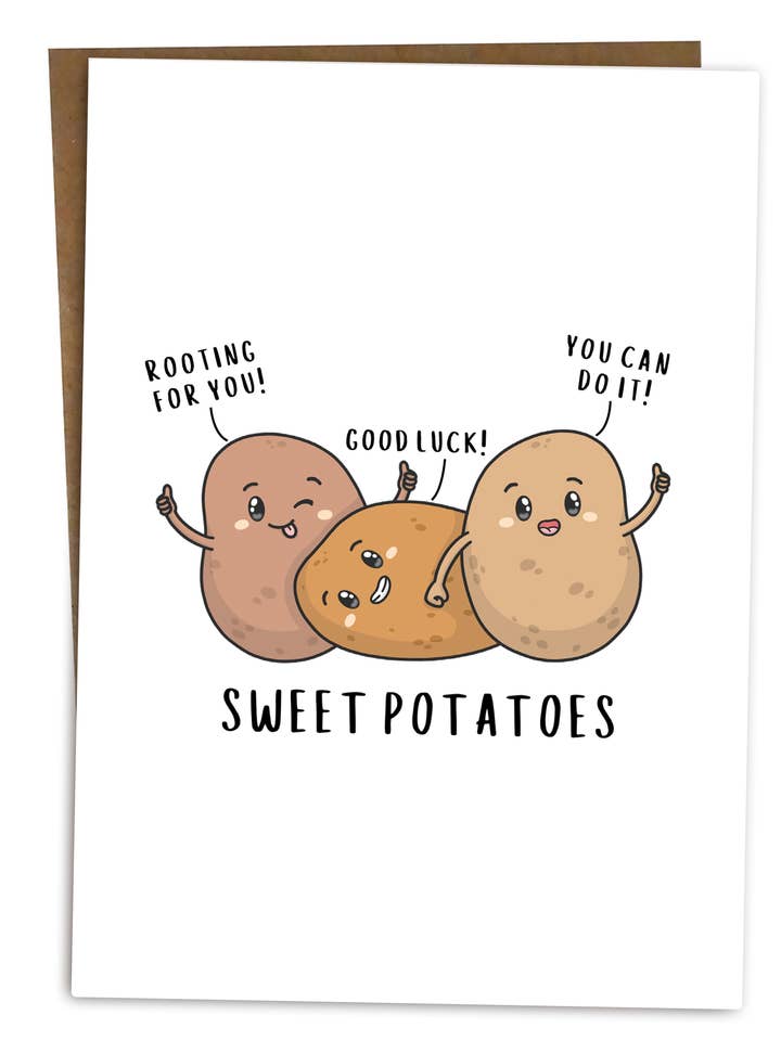 Veel succes kaart Aanmoediging Je kunt dit! voor wholesale door BYANIKA