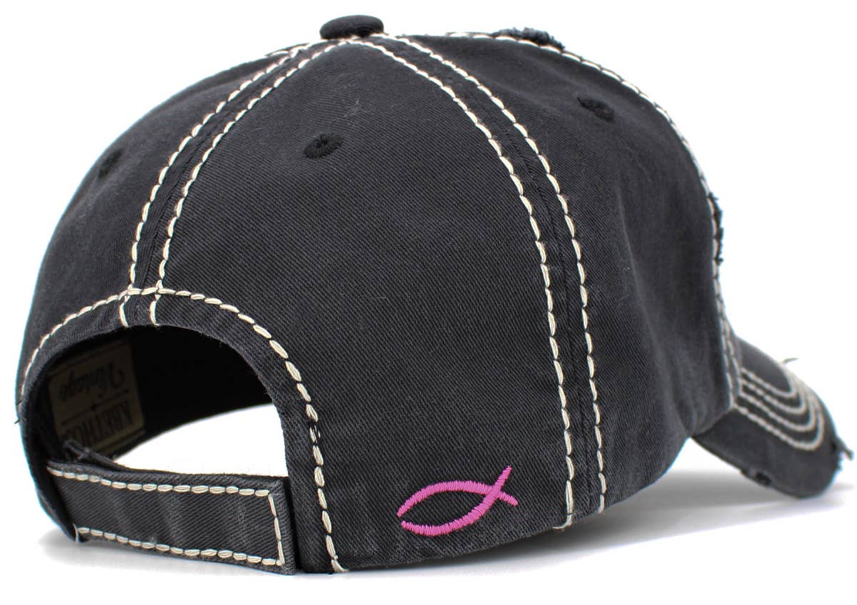 KBETHOS - Wholesale Baseball Cap - Women's - With God All Things Are Possible Vintage Ballcap12