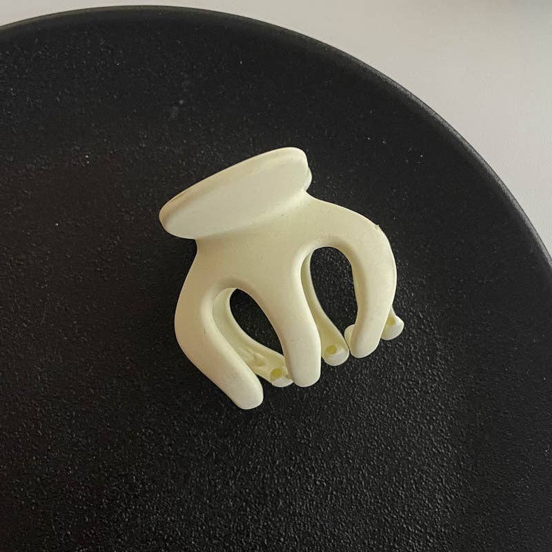 Sweetkama - Venta al por mayor Horquilla para el pelo - Mujer - Pinzas para cabello de mujer con diseño simple mate de garra en forma de pulpo SKAJ0774