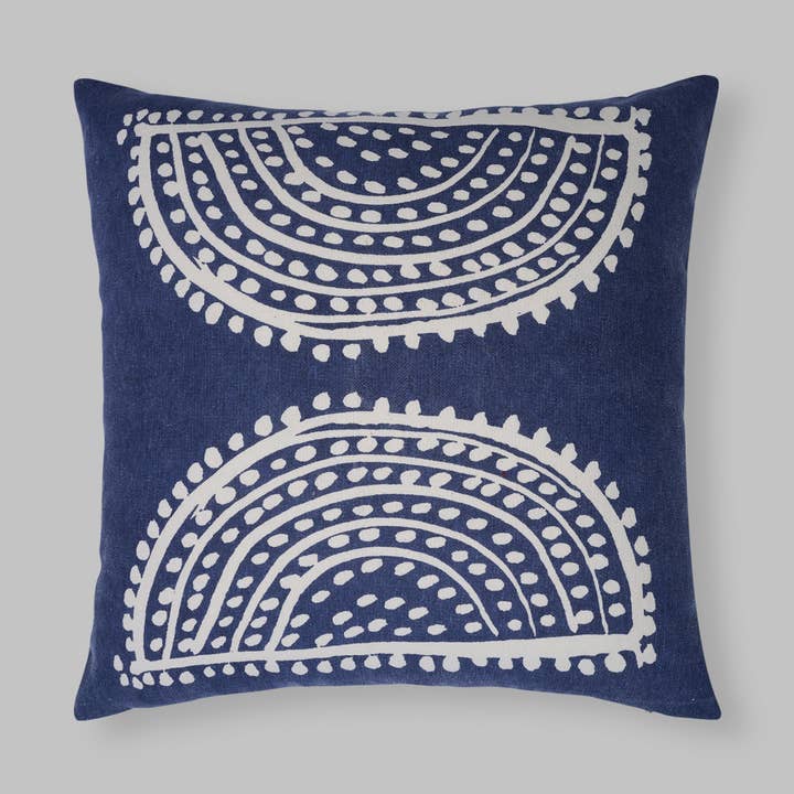 Collezione Meraki 20 pollici. Square Gond Art Inspired Grande per la vendita all'ingrosso da parte di NAKI & SSAM INC.