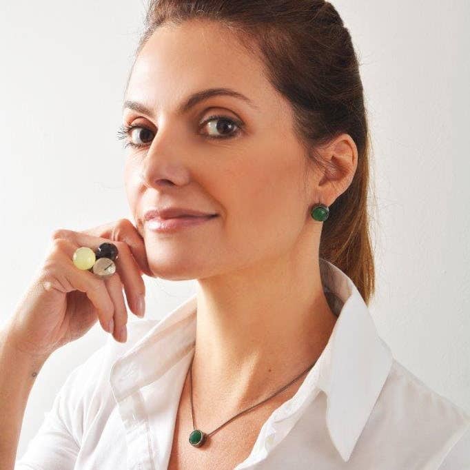 Silvia Doring - Wholesale Cocktail/Statement Ring - Double Rings Bubbles 352