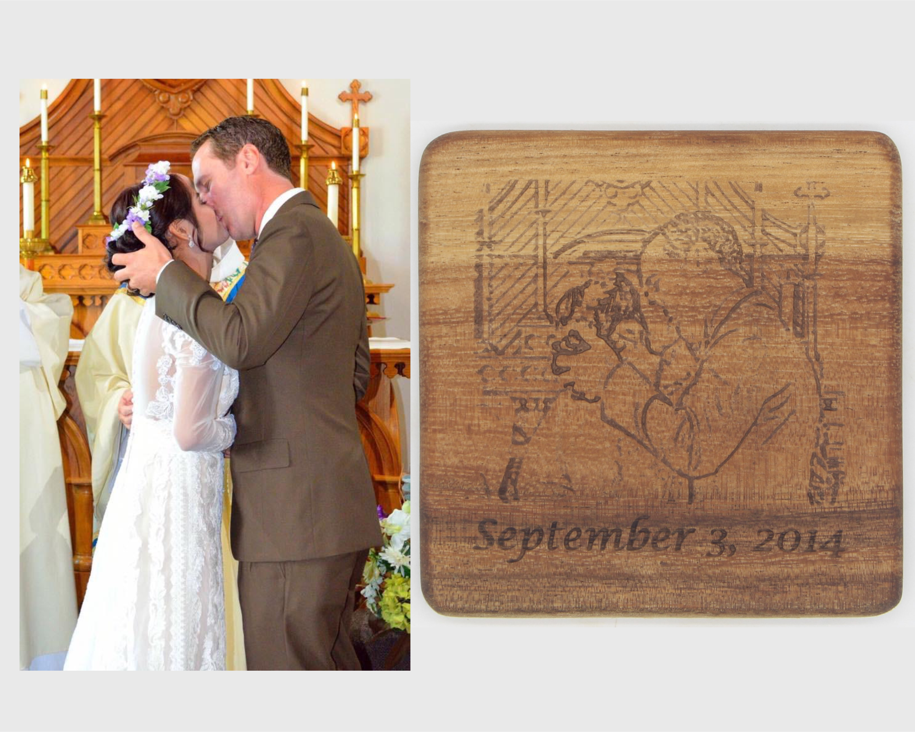 Tuckahoe Hardwoods - Vente Sous-verre - Sous-verres en noyer d’Inde de l’Est8