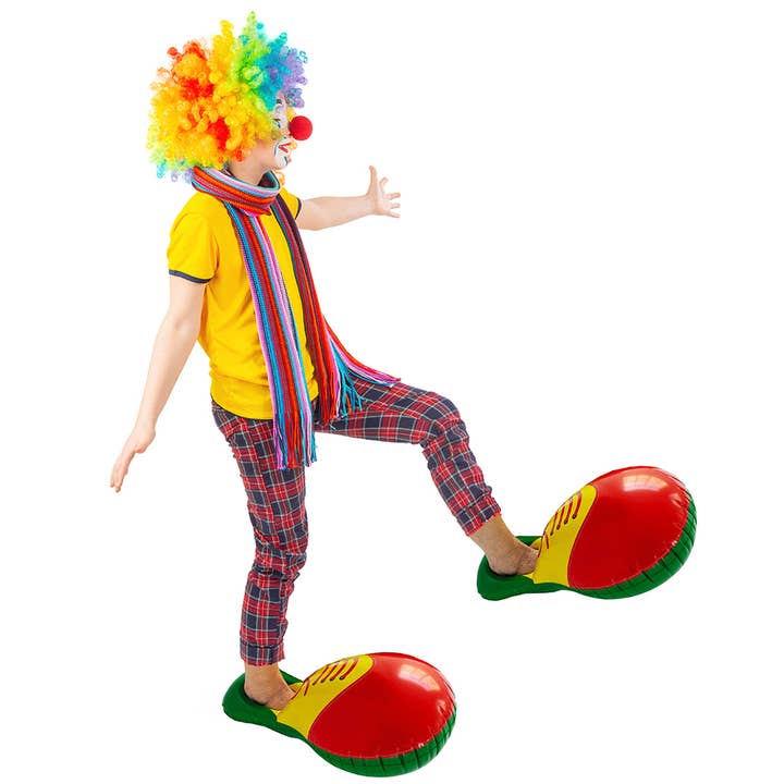 The Diabolical Gift People - Novelty Gifts, Mother's Day - Wholesale Gag Gift/Novelty Gift - Inflatable Clown Shoes - Halloween, Novelty Gifts, Fall