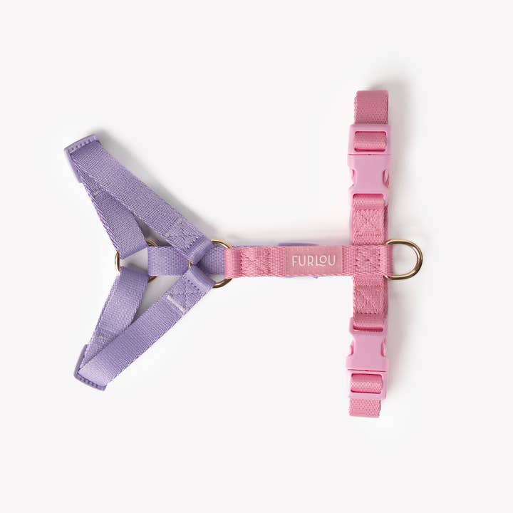 Furlou – wholesale Pet harness – Dog – 'Lavender + Pink - Strap Dog Harness'2