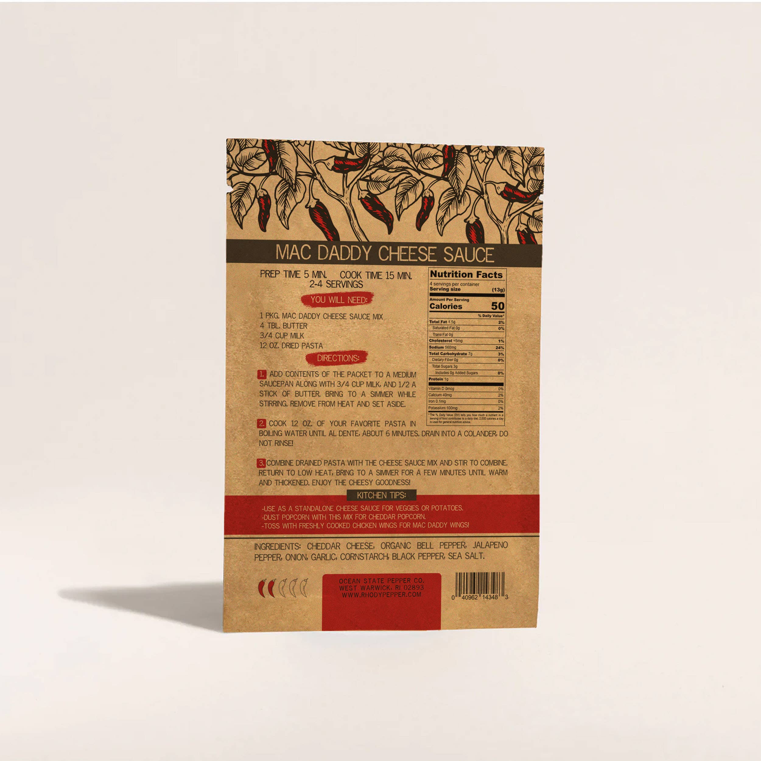 Ocean State Pepper Co. - Wholesale Dried Spice Mix - Mac Daddy Cheese Sauce Mix1