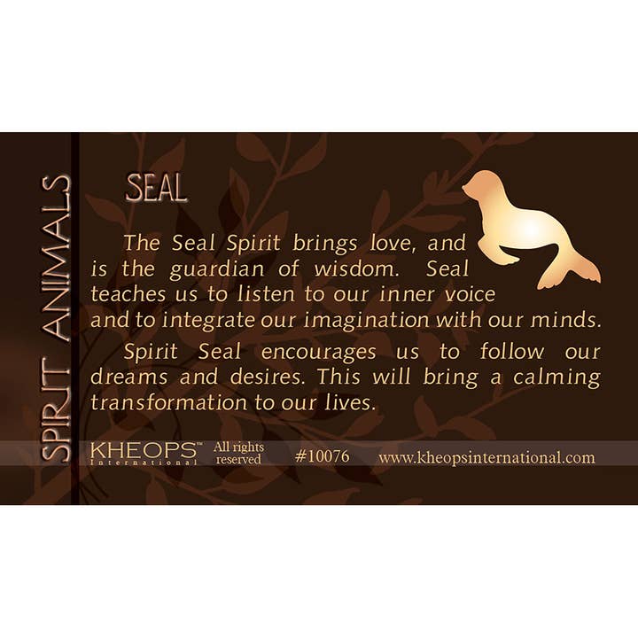 Spirit Animal Info Card-zegel (per stuk) voor wholesale door Kheops International
