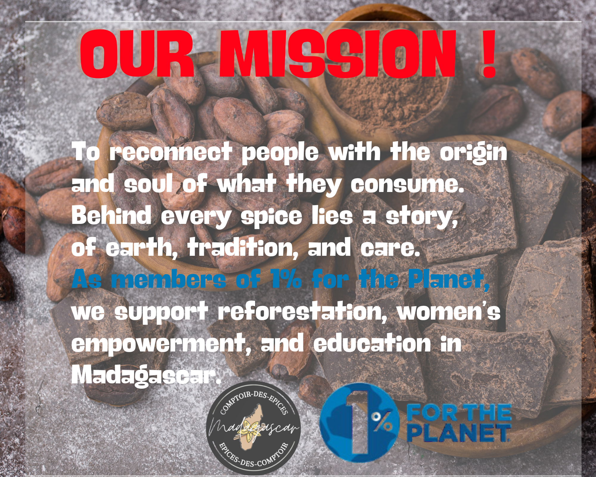 Comptoir Des Epices Madagascar - Wholesale Chocolade - (1 kg) Biologische ceremoniële Criollo cacaomassa5