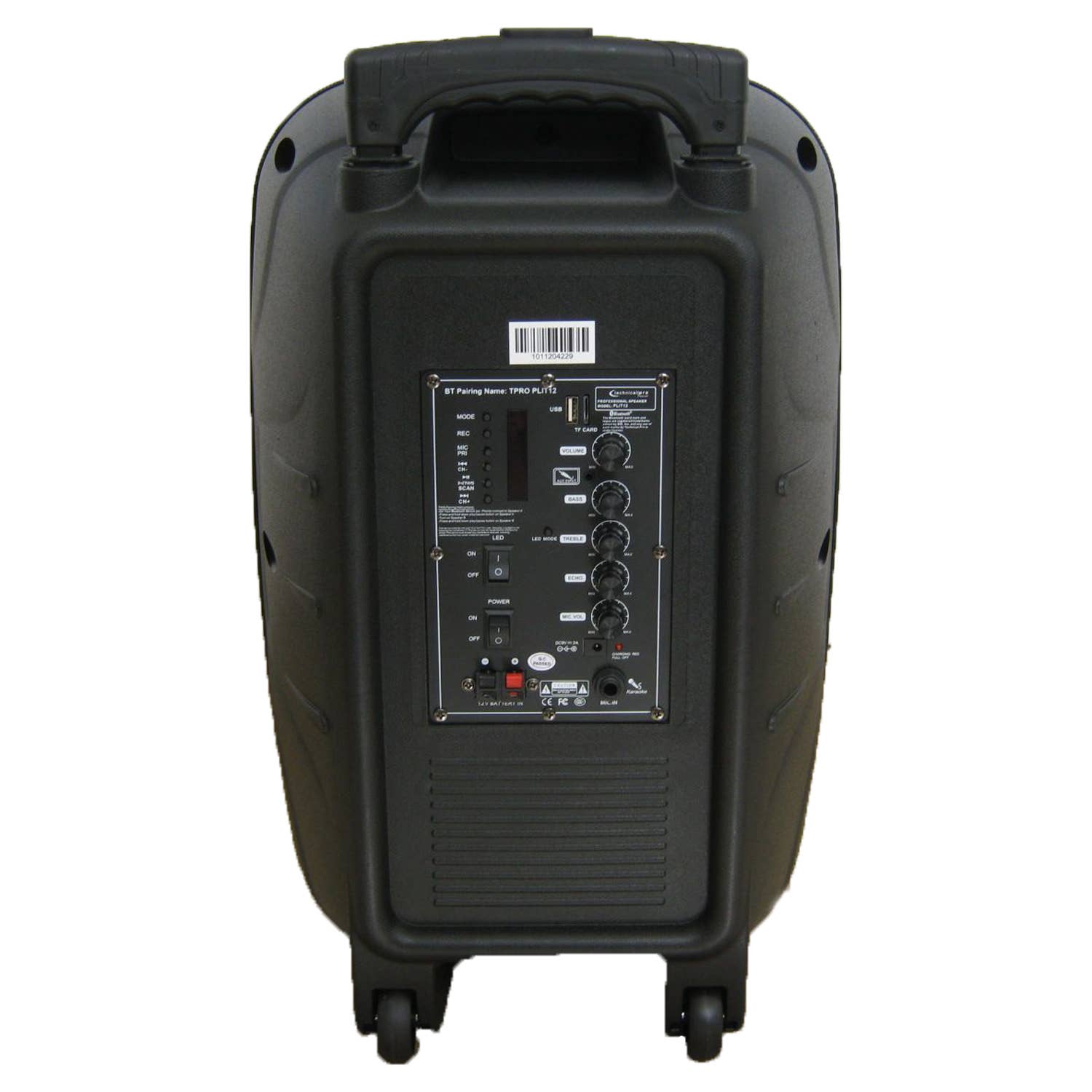 Technical Pro - Wholesale Speakers - 1500W Rechargeable 12" Bluetooth Loudspeaker2