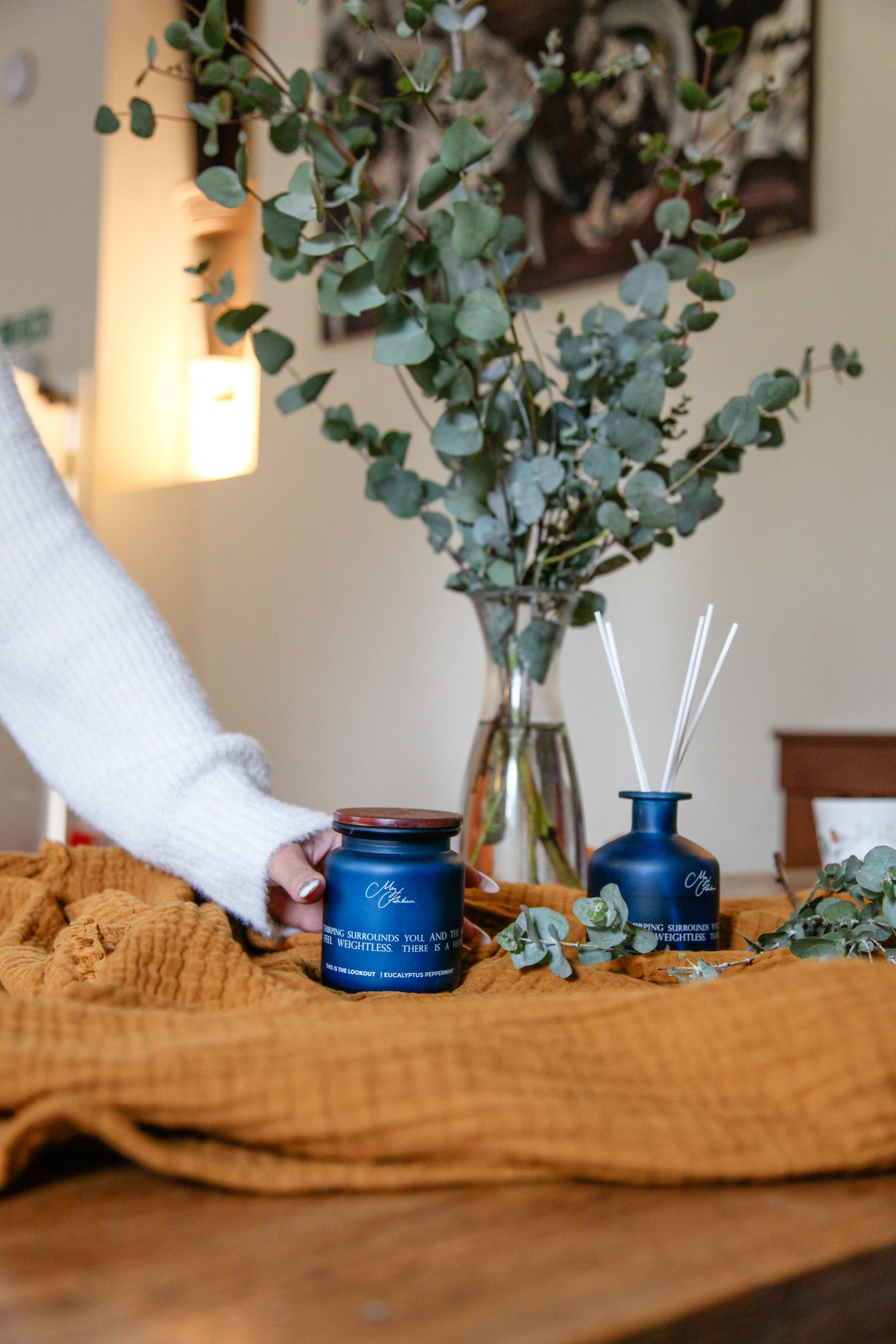 Meg Hawkins Art - Venta al por mayor Velas en tarros - El Océano - Vela de Diseño de Ballena2