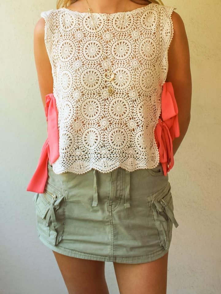 Soleil et Amis - Wholesale Blouse - Women's - the Florence top - Handmade Upcycled Tank top8