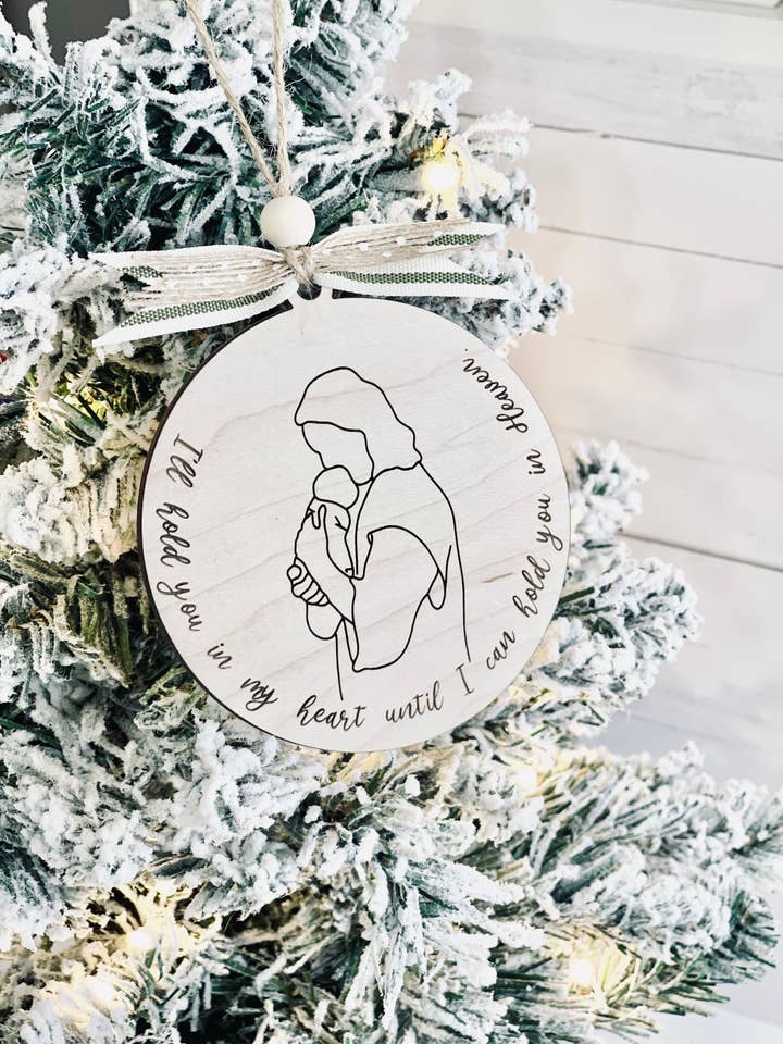 Personalized Infant Loss Memorial Ornament for wholesale by ModernSawdust
