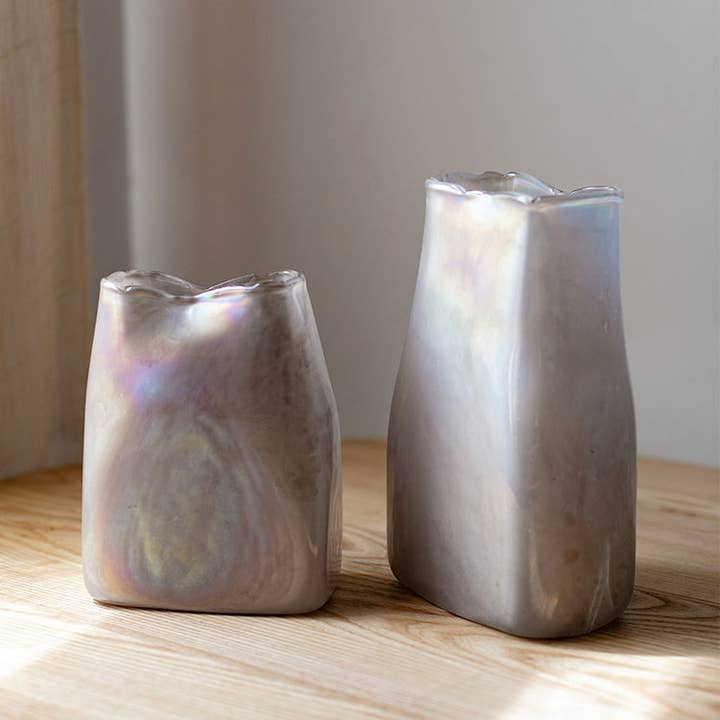 Gradient Color Art Glass Vase for wholesale by Rustic Reach