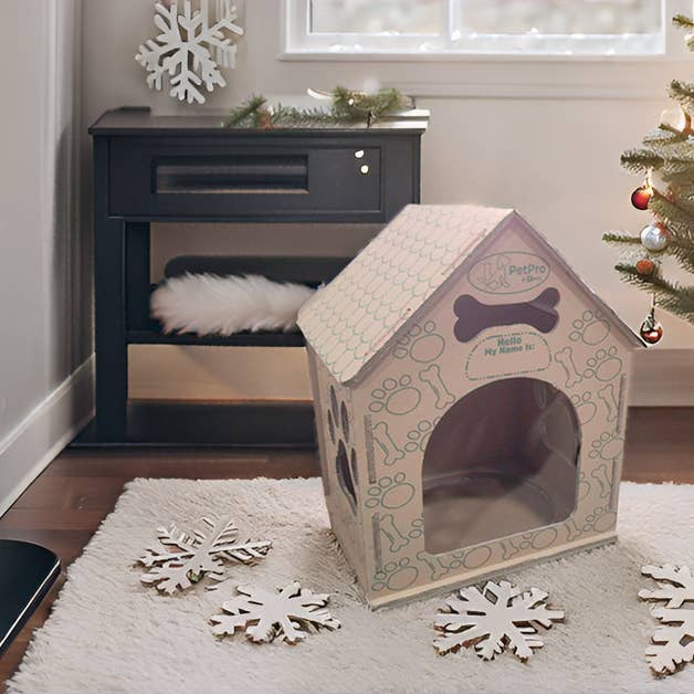 Designer Pet Products, LLC - Wholesale Pet Carrier - Cat/Dog - Dog House , Durable Cardboard Design
