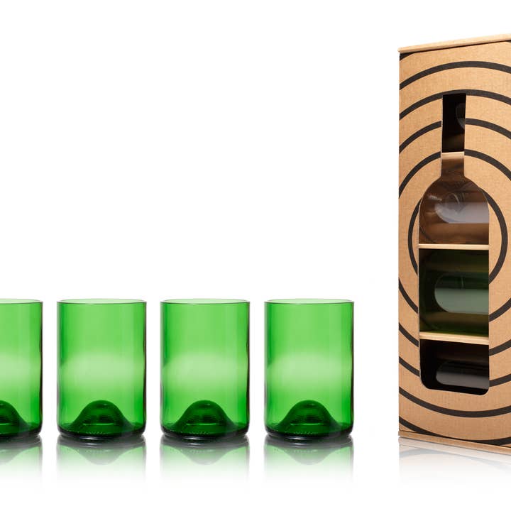 Tumbler 4-pack - Green for wholesale by Rebottled
