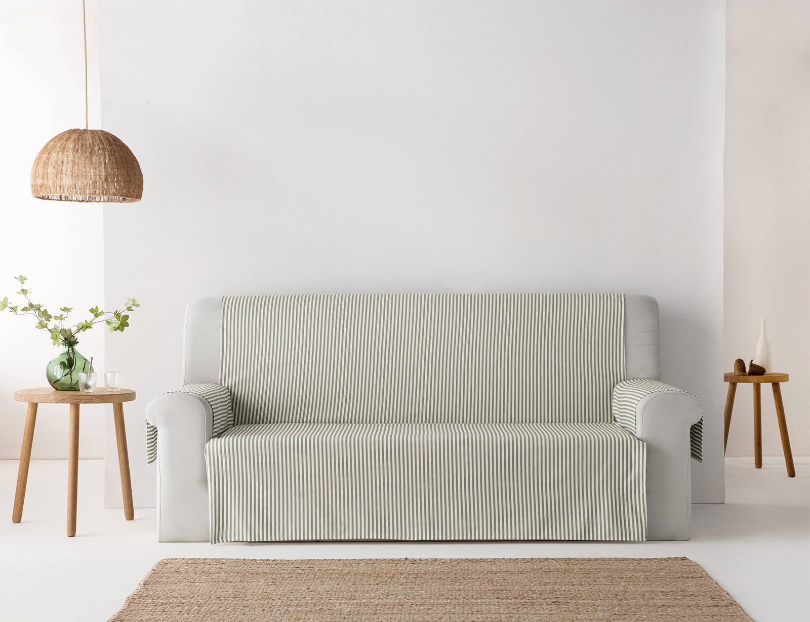 GAMUSI - Wholesale Chair/Sofa Slipcover - Smooth cotton plain sofa cover ALICANTE54