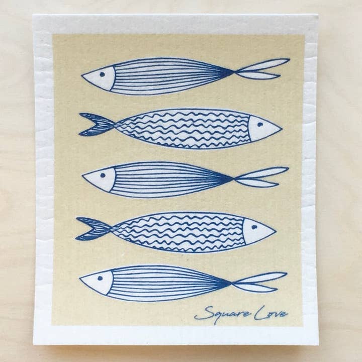 Visgele Zweedse Vaatdoek voor wholesale door Square Love