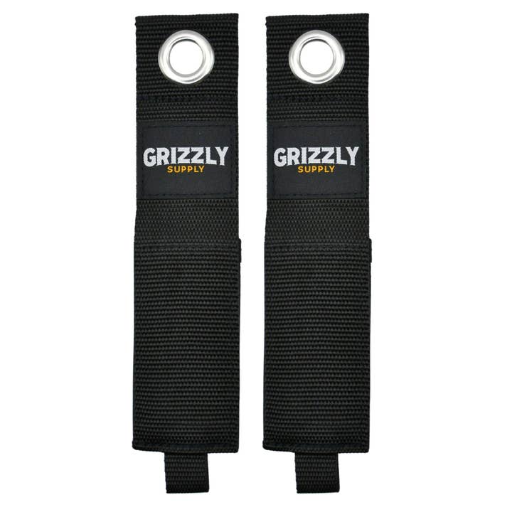 17" Black Hook and Loop Storage Strap 2/pk for wholesale by Grizzly Supply