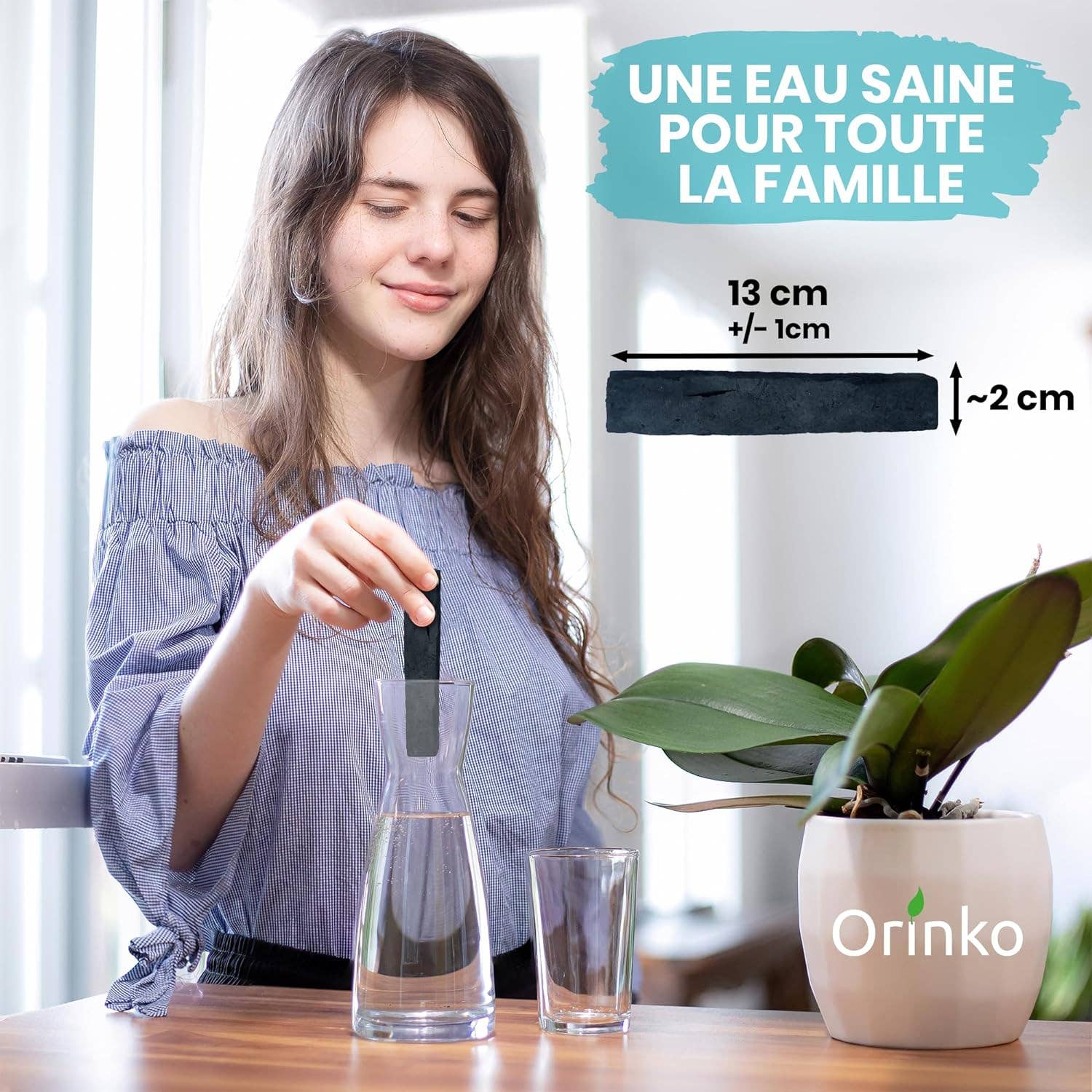 Orinko - Wholesale Water Filter - 25 + 2 FREE: 100% French bulk activated charcoal1