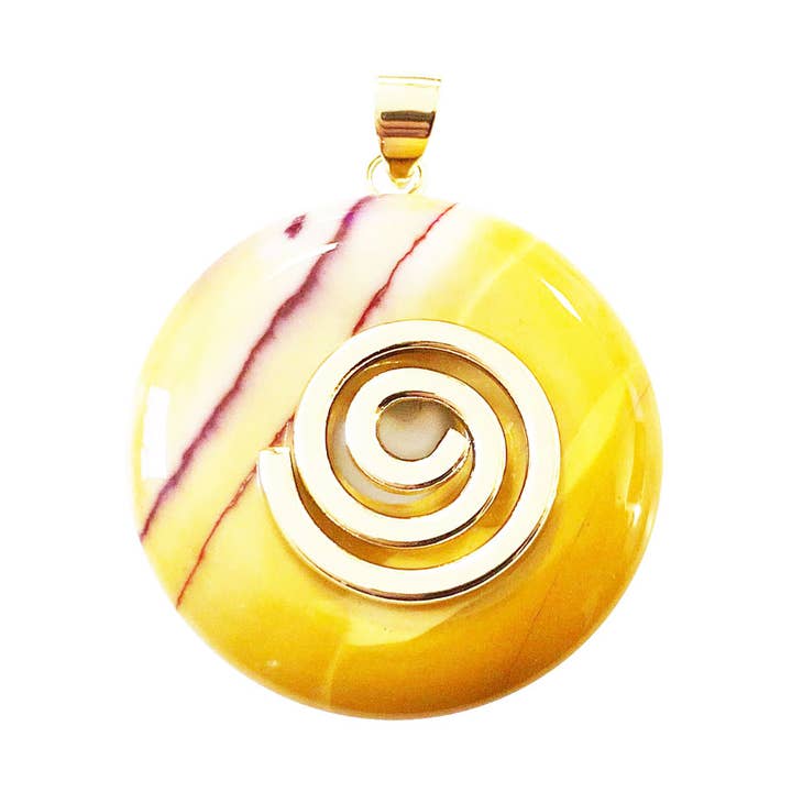 Pendentif Mookaïte - PI Chinois ou Donut 30mm pour la vente par France Mineraux