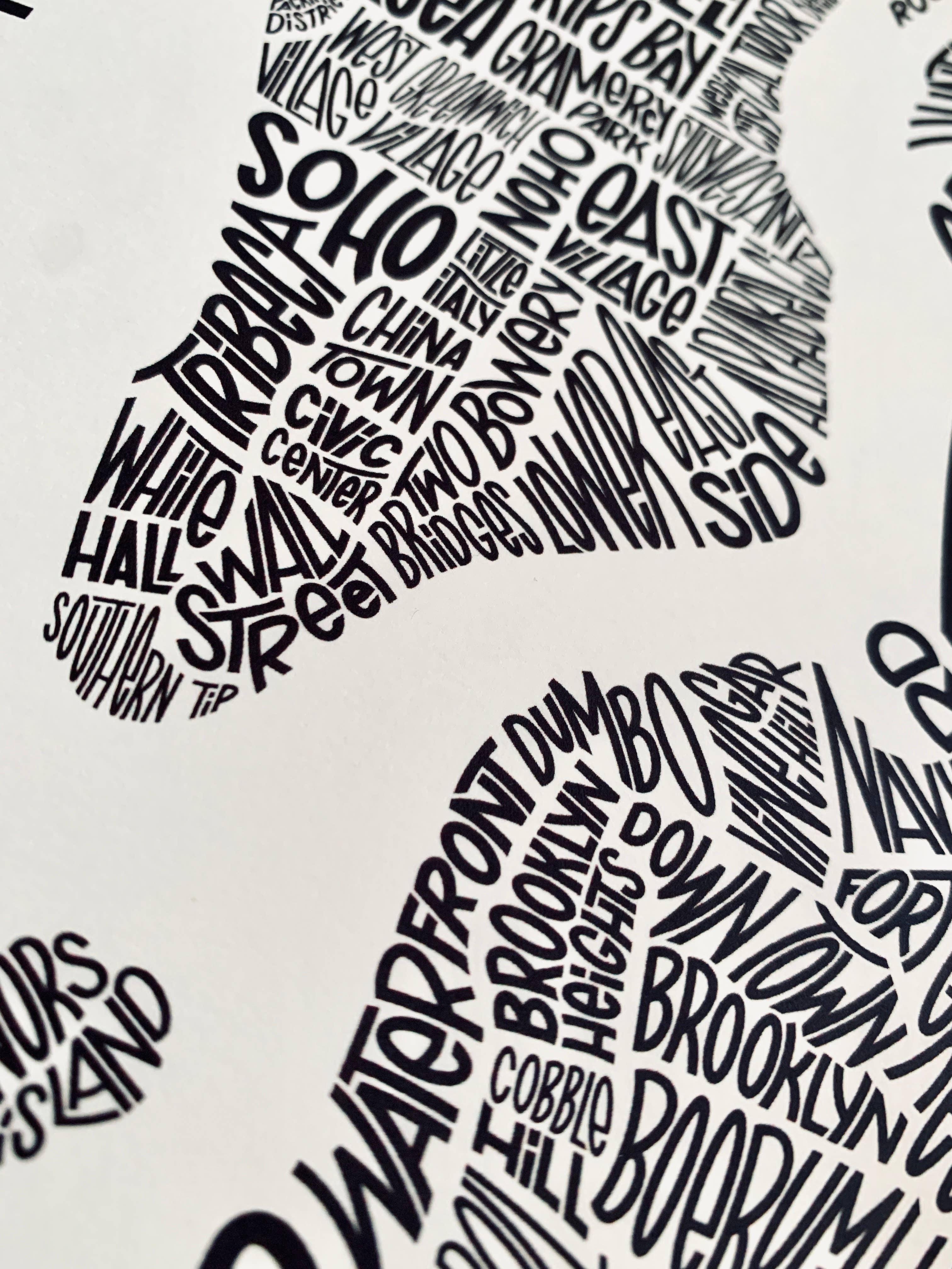 Les Petits Plans – Engroshandel Plakat – Plakat med New Yorks bydele og seværdigheder7