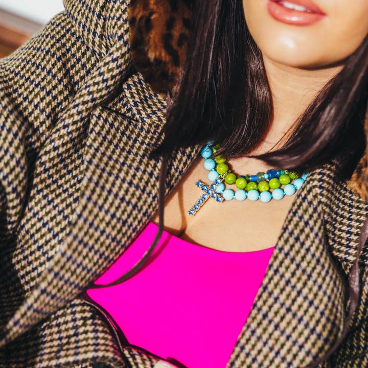 Allie + Bess - Wholesale Beaded/Pearl Necklace - Agnes Necklace4