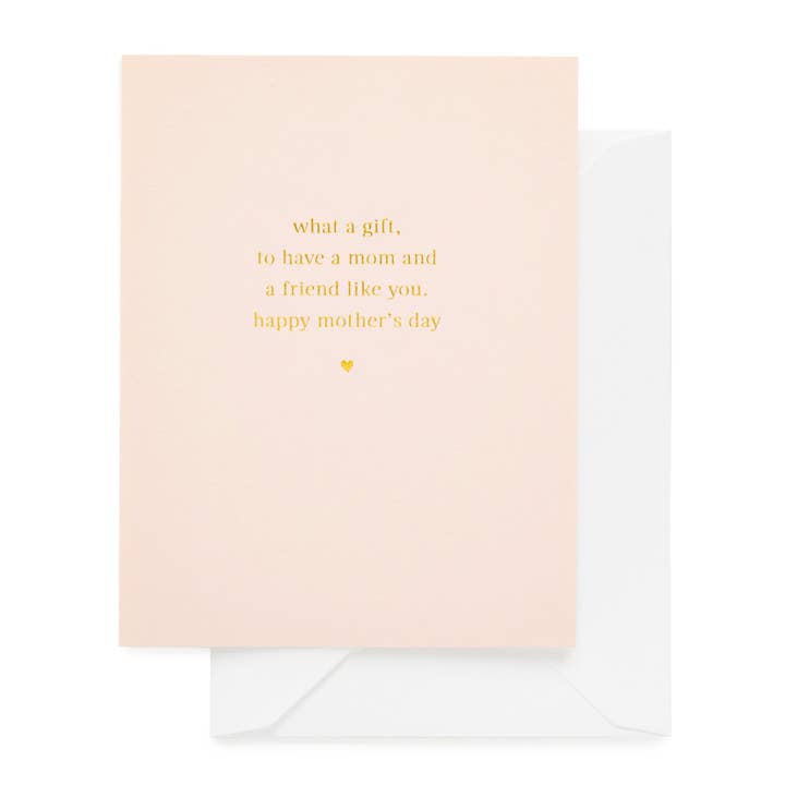 What a Gift | Letterpress Mother's Day Card for wholesale by Sugar Paper
