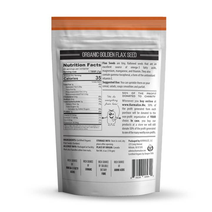 Karmalize.Me – wholesale Frön – Ekologiska linfrön - Gyllene1