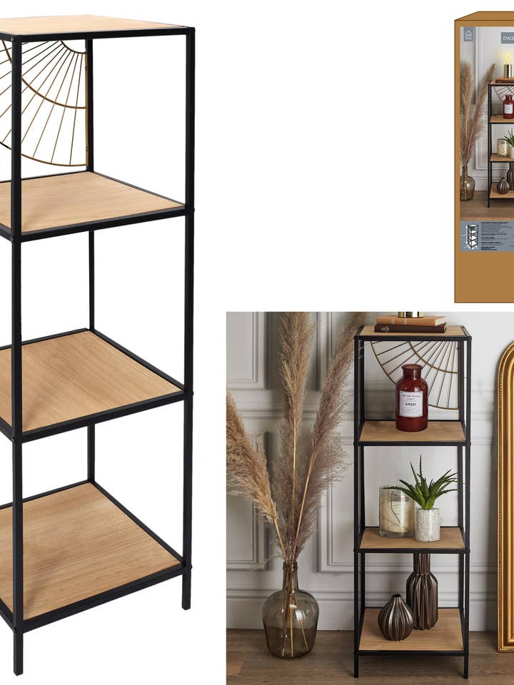 Armário de metal com 4 prateleiras 35x105x35 cm por atacado de Sfeerpunt