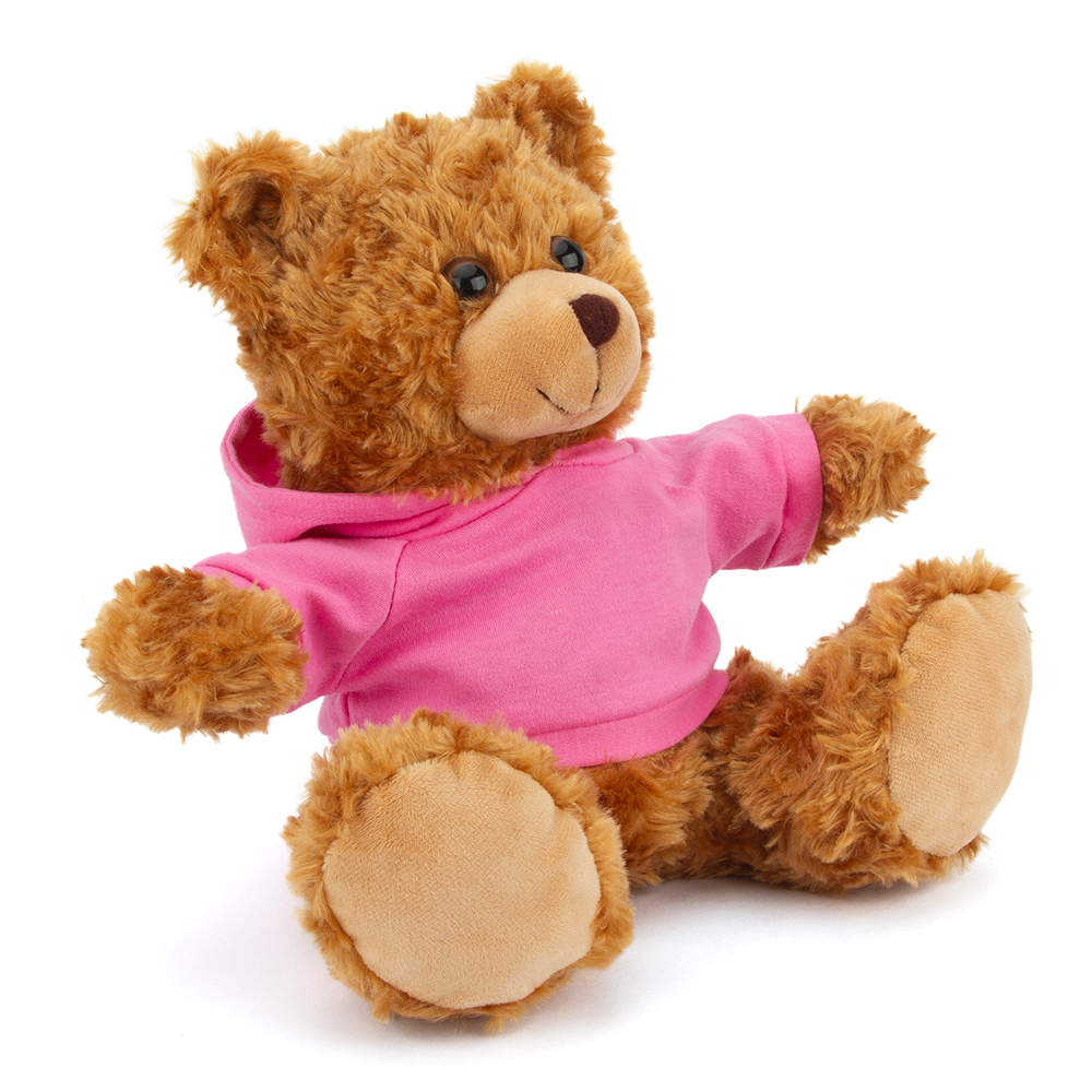 Plushland – wholesale Stuffed/plush toy – Kids & baby – 11" Personalized Teddy Bear in Hoodie | Custom Sitting Bear14