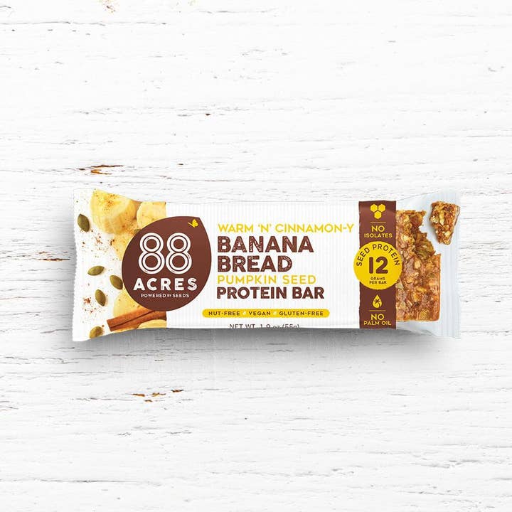 88 Acres - Wholesale Snack Bar - Banana Bread High Protein Bar